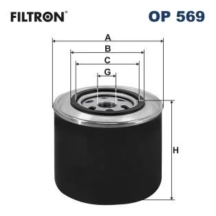 Filtro de Óleo FILTRON OP 569