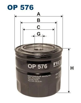 Oil Filter FILTRON OP576