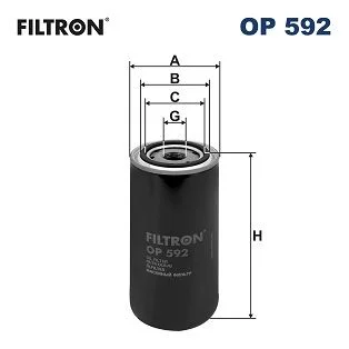 Filtro de Óleo FILTRON OP 592