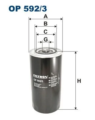 Oil Filter FILTRON OP 592/3