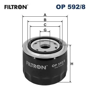 Oil Filter FILTRON OP 592/8