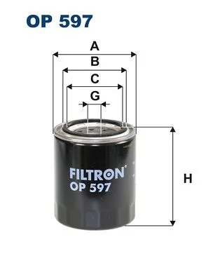 Filtro de Óleo FILTRON OP 597