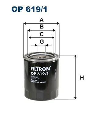 Filtro de Óleo FILTRON OP 619/1