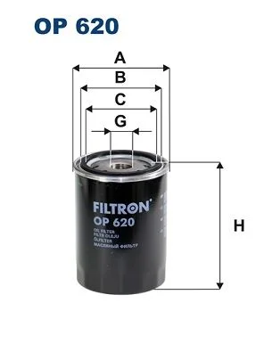 Filtro de Óleo FILTRON OP 620