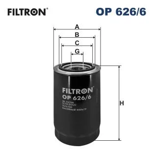 Oil Filter FILTRON OP 626/6