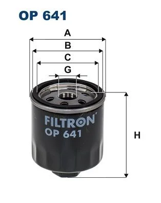 Filtro de Óleo FILTRON OP 641