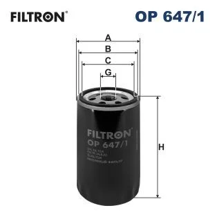 Filtro de Óleo FILTRON OP 647/1