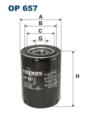 Filtro de Óleo FILTRON OP 657