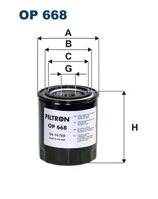 Filtro hidráulico, transmissão automática FILTRON OP 668