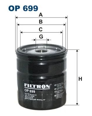 Filtro de Óleo FILTRON OP 699