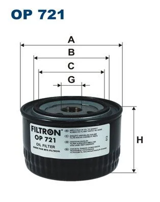 Filtro hidráulico, transmissão automática FILTRON OP 721