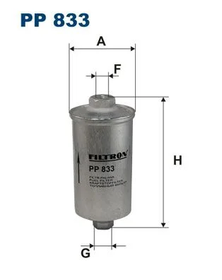 Filtro de Combustível FILTRON PP 833