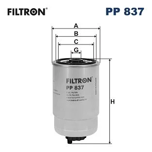 Fuel Filter FILTRON PP 837