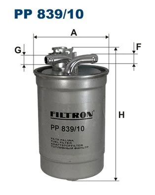 Filtro de Combustível FILTRON PP 839/10