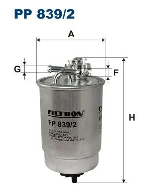 Filtro de Combustível FILTRON PP 839/2