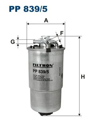 Filtro de Combustível FILTRON PP 839/5