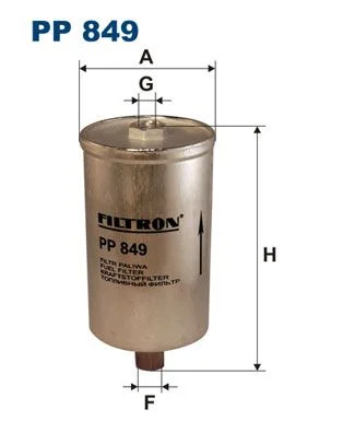 Filtro de Combustível FILTRON PP 849