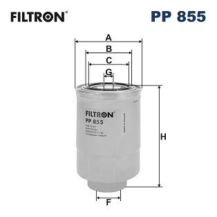 Filtro de Combustível FILTRON PP 855