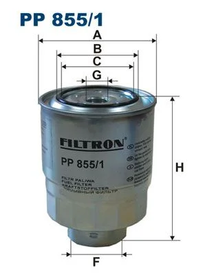 Filtro de Combustível FILTRON PP 855/1