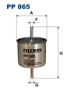 Filtro de Combustível FILTRON PP 865
