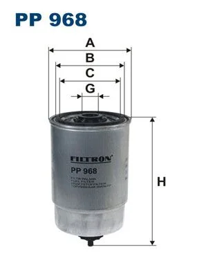 Filtro de Combustível FILTRON PP 968