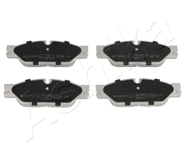 Brake Pad Set, disc brake ASHIKA 50-00-0345