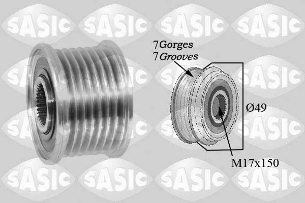 Alternator Freewheel Clutch SASIC 1676028