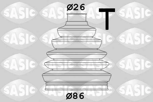 Kit de Fole, veio de transmissão SASIC 1906041