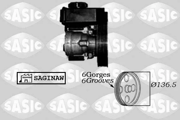 Hydraulic Pump, steering SASIC 7070007
