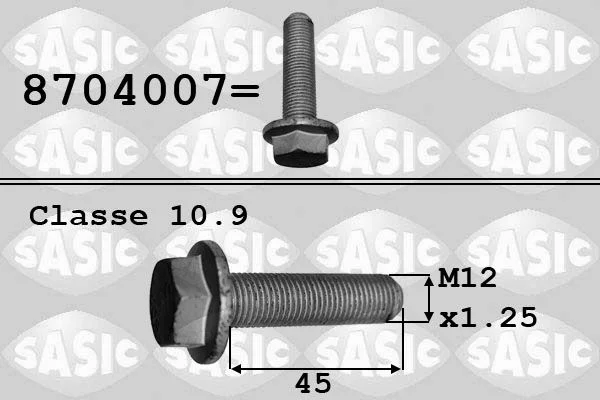 Parafuso da polia SASIC 8704007