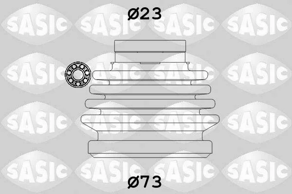 Kit de Fole, veio de transmissão SASIC 9004631