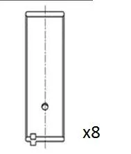 Connecting Rod Bearing Shell FAI AutoParts BB2079-STD