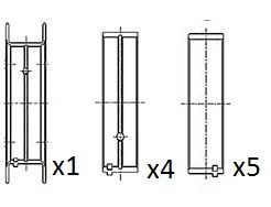 Crankshaft Bearing Shell FAI AutoParts BM1009-STD