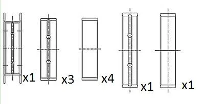 Crankshaft Bearing Shell FAI AutoParts BM1020-025