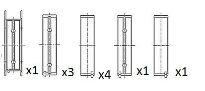 Rolamento da cambota FAI AutoParts BM1022-STD