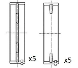 Rolamento da cambota FAI AutoParts BM1026-STD