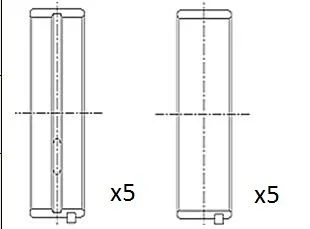 Rolamento da cambota FAI AutoParts BM1028-STD
