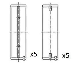 Rolamento da cambota FAI AutoParts BM1029-STD
