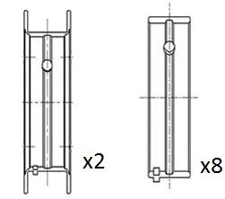 Alkūninio veleno indėklas FAI AutoParts BM1037-STD