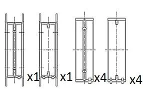 Crankshaft Bearing Shell FAI AutoParts BM1040-STD