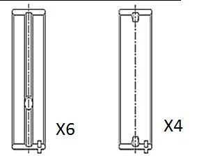 Rolamento da cambota FAI AutoParts BM1044-STD