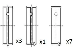 Rolamento da cambota FAI AutoParts BM1051-STD