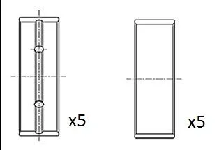 Rolamento da cambota FAI AutoParts BM1058-STD