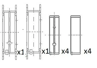 Rolamento da cambota FAI AutoParts BM1068-STD