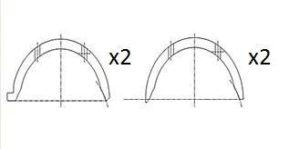 Atraminis tarpiklis, alkūninis velenas FAI AutoParts BT3012-STD