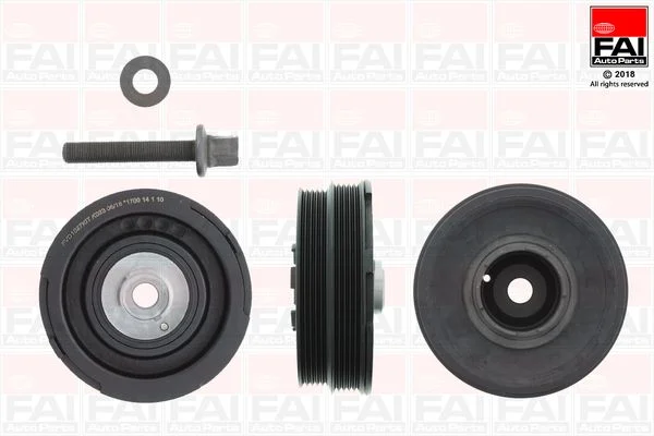 Belt Pulley Set, crankshaft FAI AutoParts FVD1027K