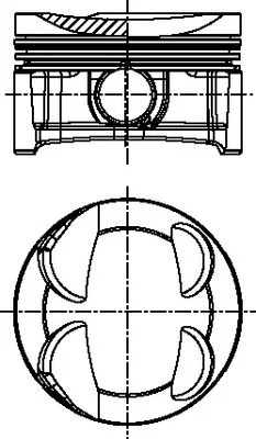 Pistão FAI AutoParts PK67-000