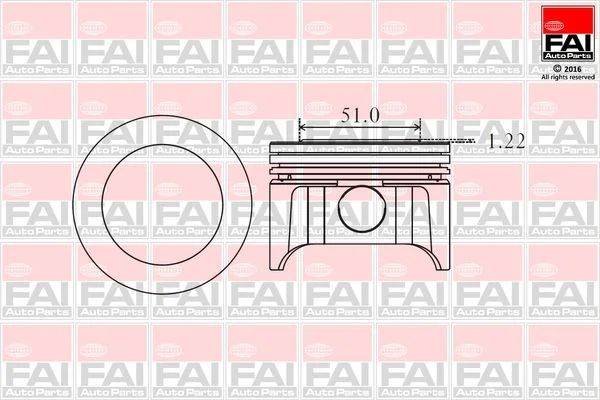 Piston FAI AutoParts PK9-000