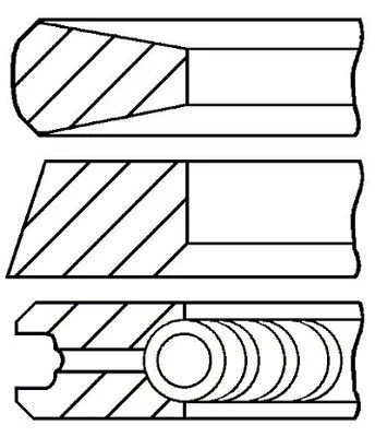 Piston Ring Set FAI AutoParts PR25-000