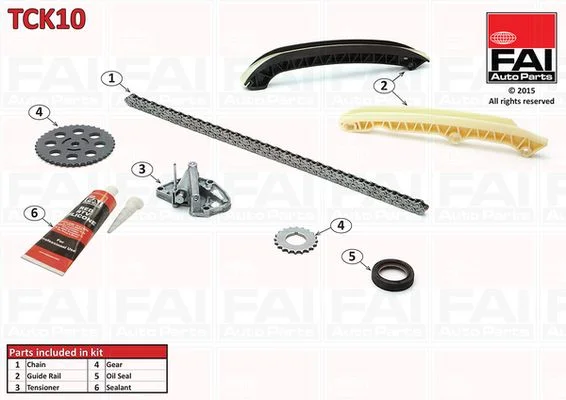 Kit de corrente de distribuição FAI AutoParts TCK10
